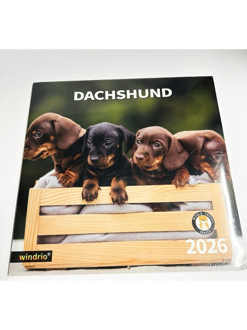 Windrio Dachshund Wall Calendar Doxie Sausage Dog Puppies Adult 14 Images Thick